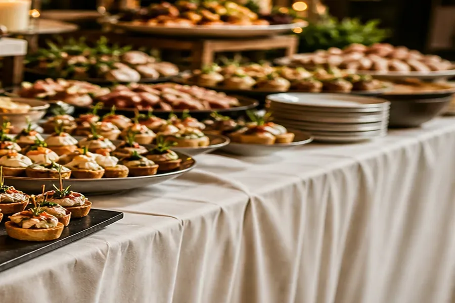 Vielfältiges Buffet als Inspiration für eine individuelle Zusammenstellung