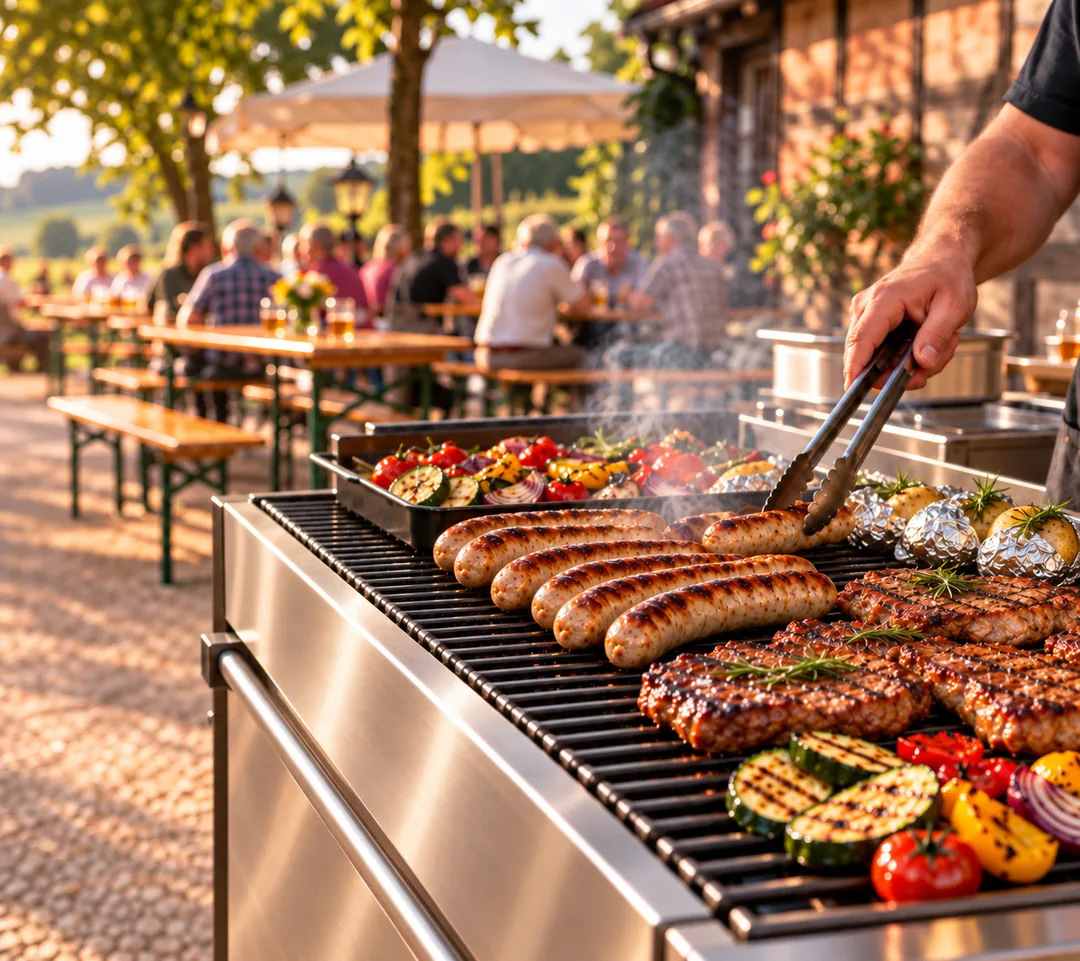 Vereinsfest mit Grillbuffet für Vereine und Feuerwehren– Partyservice Kroll